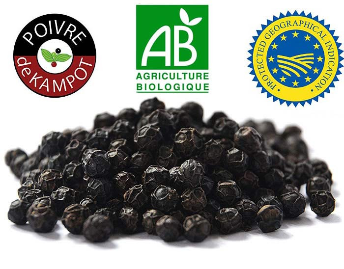 Poivre Noir de Tellichery BIO - 50 gr - Poivres & Epices