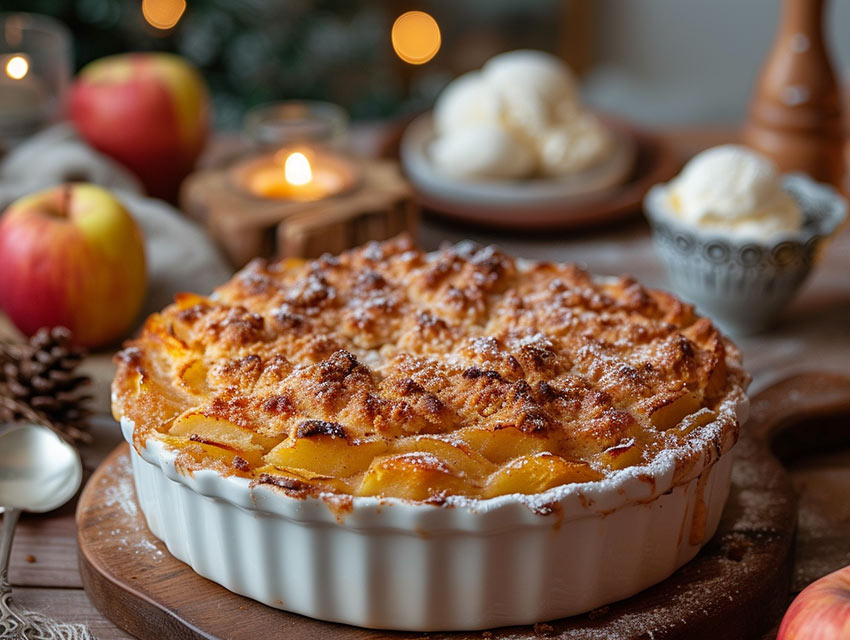 crumble pomme et poivre