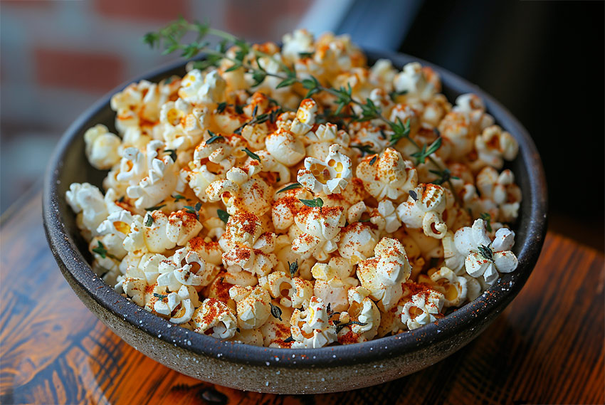 pop corn sel fou