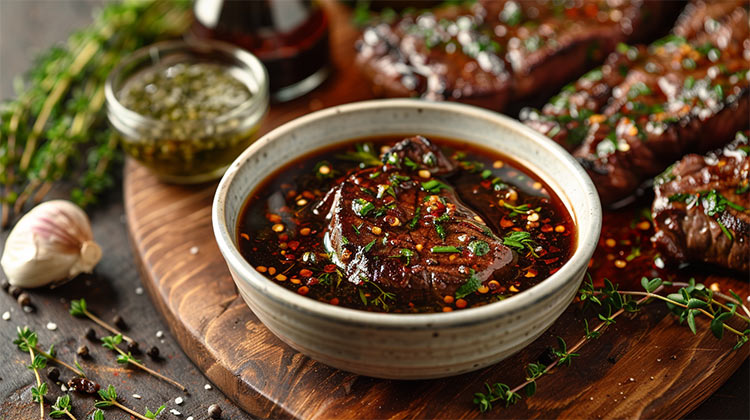 marinade barbecue viande
